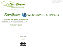 Tablet Screenshot of fourgreen.com